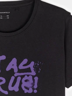 GATE Bawełniana koszulka z nadrukiem|Dzieci Chłopcy·Koszulki