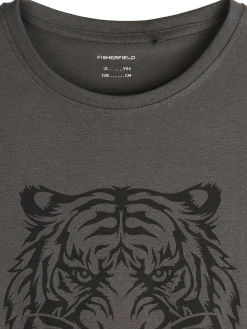 GATE Bawełniana koszulka z nadrukiem|Dzieci Chłopcy·Koszulki