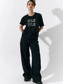 GATE Bawełniana koszulka z nadrukiem| Koszulki I Topy·Koszulki|Koszulki I Topy·Koszulki Z Nadrukiem