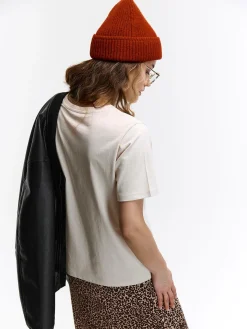 GATE Bawełniana koszulka z nadrukiem| Koszulki I Topy·Koszulki|Koszulki I Topy·Koszulki Z Nadrukiem