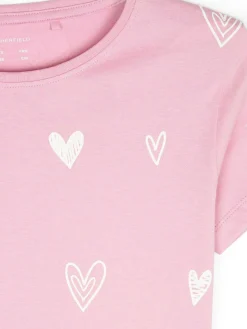 GATE Bawełniana koszulka z nadrukiem|Dzieci Dziewczynki·Ostatnie Sztuki Ubrania Dla Dziewczynek|Dziewczynki·Koszulki I Topy