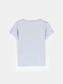 GATE Bawełniana koszulka z nadrukiem|Dzieci Dziewczynki·Ostatnie Sztuki Ubrania Dla Dziewczynek|Dziewczynki·Koszulki I Topy