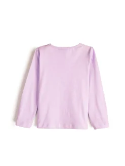 GATE Bawełniana koszulka z nadrukiem|Dzieci Dziewczynki·Ostatnie Sztuki Ubrania Dla Dziewczynek|Dziewczynki·Koszulki I Topy