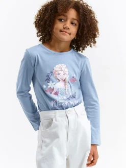 GATE Bawełniana koszulka z nadrukiem|Dzieci Dziewczynki·Ostatnie Sztuki Ubrania Dla Dziewczynek|Dziewczynki·Koszulki I Topy