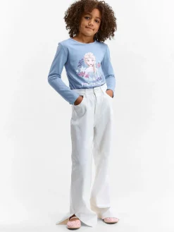 GATE Bawełniana koszulka z nadrukiem|Dzieci Dziewczynki·Ostatnie Sztuki Ubrania Dla Dziewczynek|Dziewczynki·Koszulki I Topy