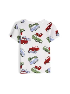 GATE Bawełniana koszulka z nadrukiem|Dzieci Chłopcy·Koszulki