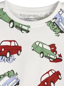 GATE Bawełniana koszulka z nadrukiem|Dzieci Chłopcy·Koszulki