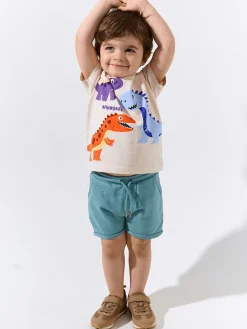 GATE Bawełniana koszulka z nadrukiem|Dzieci Chłopcy·Koszulki