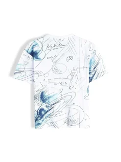 GATE Bawełniana koszulka z nadrukiem|Dzieci Chłopcy·Koszulki