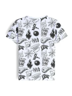 GATE Bawełniana koszulka z nadrukiem|Dzieci Chłopcy·Koszulki