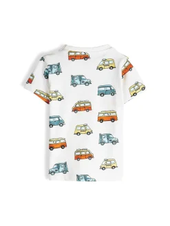 GATE Bawełniana koszulka z nadrukiem|Dzieci Chłopcy·Koszulki