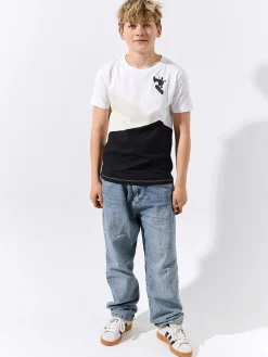 GATE Bawełniana koszulka z nadrukiem|Dzieci Chłopcy·Koszulki