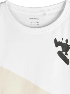 GATE Bawełniana koszulka z nadrukiem|Dzieci Chłopcy·Koszulki