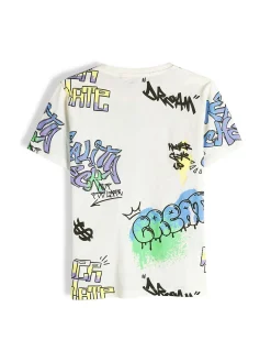 GATE Bawełniana koszulka z nadrukiem|Dzieci Chłopcy·Koszulki|Dziewczynki·Koszulki I Topy