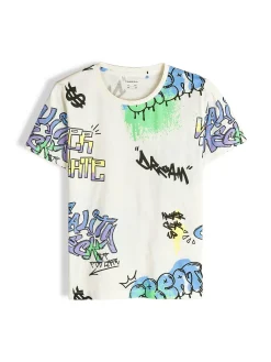 GATE Bawełniana koszulka z nadrukiem|Dzieci Chłopcy·Koszulki|Dziewczynki·Koszulki I Topy