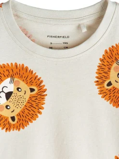 GATE Bawełniana koszulka z nadrukiem|Dzieci Chłopcy·Koszulki