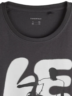 GATE Bawełniana koszulka z nadrukiem|Dzieci Chłopcy·Koszulki