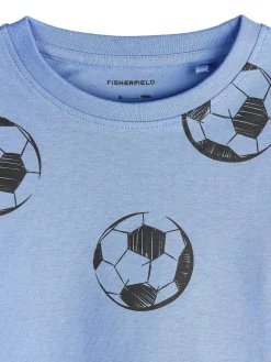 GATE Bawełniana koszulka z nadrukiem|Dzieci Chłopcy·Koszulki