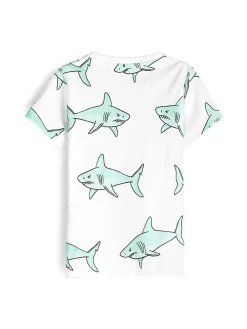 GATE Bawełniana koszulka z nadrukiem|Dzieci Chłopcy·Koszulki