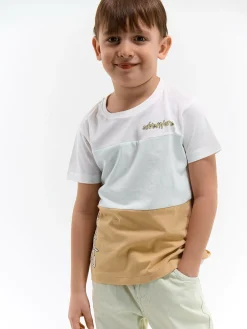 GATE Bawełniana koszulka z nadrukiem|Dzieci Chłopcy·Koszulki