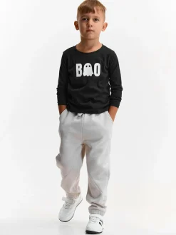 GATE Bawełniana koszulka z nadrukiem|Dzieci Chłopcy·Koszulki