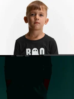 GATE Bawełniana koszulka z nadrukiem|Dzieci Chłopcy·Koszulki