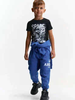 GATE Bawełniana koszulka z nadrukiem|Dzieci Chłopcy·Koszulki