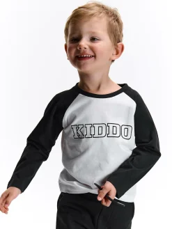 GATE Bawełniana koszulka z nadrukiem|Dzieci Chłopcy·Koszulki