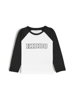 GATE Bawełniana koszulka z nadrukiem|Dzieci Chłopcy·Koszulki