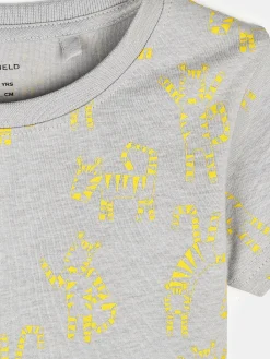 GATE Bawełniana koszulka z nadrukiem|Dzieci Chłopcy·Koszulki