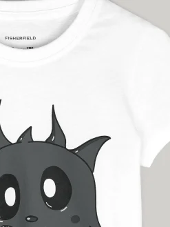 GATE Bawełniana koszulka z nadrukiem|Dzieci Chłopcy·Koszulki