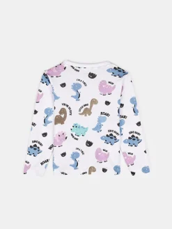 GATE Bawełniana koszulka z nadrukiem|Dzieci Chłopcy·Koszulki