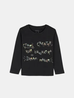 GATE Bawełniana koszulka z nadrukiem|Dzieci Chłopcy·Koszulki