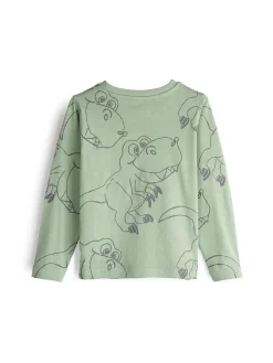 GATE Bawełniana koszulka z nadrukiem|Dzieci Chłopcy·Koszulki