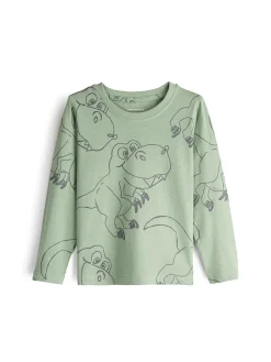 GATE Bawełniana koszulka z nadrukiem|Dzieci Chłopcy·Koszulki