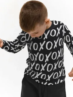 GATE Bawełniana koszulka z nadrukiem|Dzieci Chłopcy·Koszulki