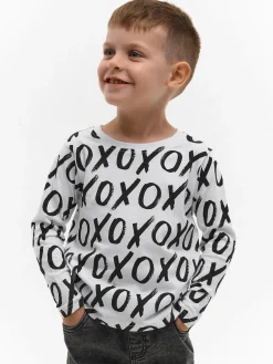 GATE Bawełniana koszulka z nadrukiem|Dzieci Chłopcy·Koszulki