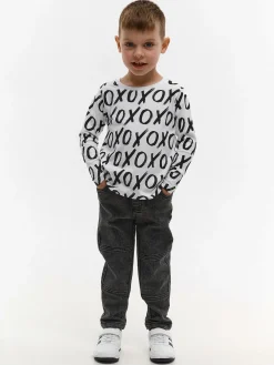 GATE Bawełniana koszulka z nadrukiem|Dzieci Chłopcy·Koszulki