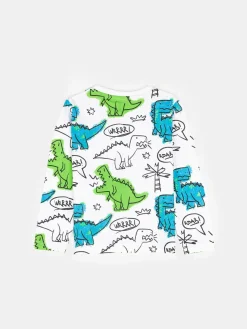 GATE Bawełniana koszulka z nadrukiem|Dzieci Chłopcy·Koszulki