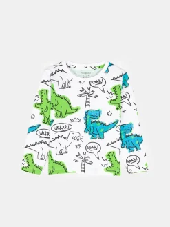 GATE Bawełniana koszulka z nadrukiem|Dzieci Chłopcy·Koszulki