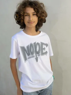 GATE Bawełniana koszulka z nadrukiem|Dzieci Chłopcy·Koszulki