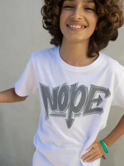 GATE Bawełniana koszulka z nadrukiem|Dzieci Chłopcy·Koszulki