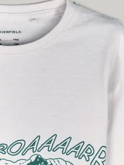 GATE Bawełniana koszulka z nadrukiem|Dzieci Chłopcy·Koszulki