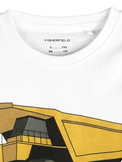 GATE Bawełniana koszulka z nadrukiem|Dzieci Chłopcy·Koszulki