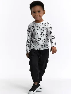 GATE Bawełniana koszulka z nadrukiem|Dzieci Chłopcy·Koszulki