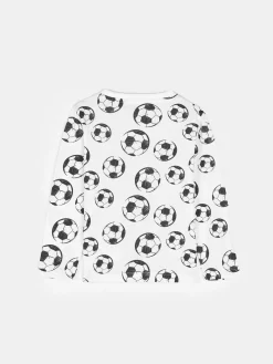 GATE Bawełniana koszulka z nadrukiem|Dzieci Chłopcy·Koszulki