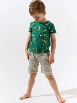 GATE Bawełniana koszulka z nadrukiem|Dzieci Chłopcy·Koszulki