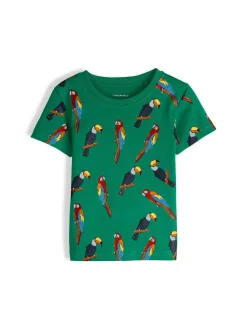 GATE Bawełniana koszulka z nadrukiem|Dzieci Chłopcy·Koszulki