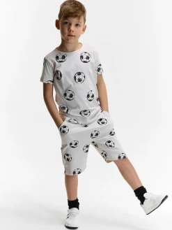 GATE Bawełniana koszulka z nadrukiem|Dzieci Chłopcy·Koszulki