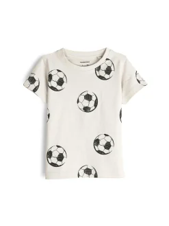 GATE Bawełniana koszulka z nadrukiem|Dzieci Chłopcy·Koszulki